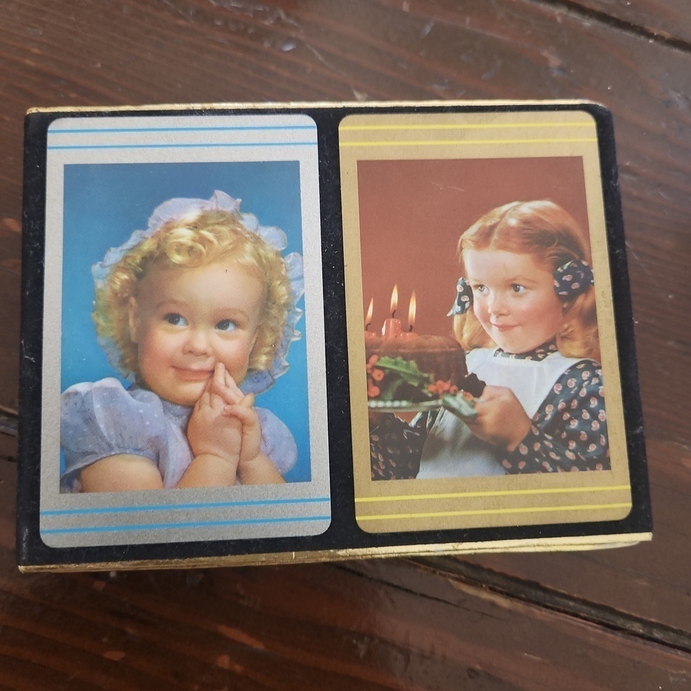 BRONOCO SHIRLEY TEMPLE PLAYING CARDS